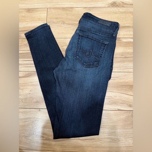 AG Farrah Dark Blue Skinny Jeans Size 25 - Picture 2 of 7